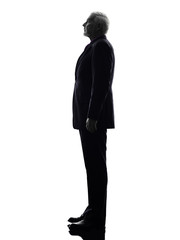 senior business man silhouette