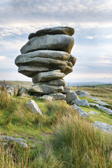 The Cheesewring a rocky outcrop on Bodmin Moor