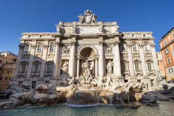 Fontana di Trevi in Rome, Italy