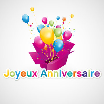 carte d'anniversaire