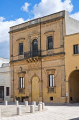 Historical palace. Presicce. Puglia. Italy.
