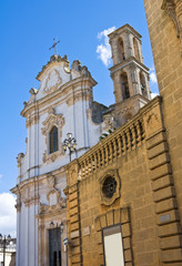 Fototapeta premium Alleyway. Presicce. Puglia. Italy.