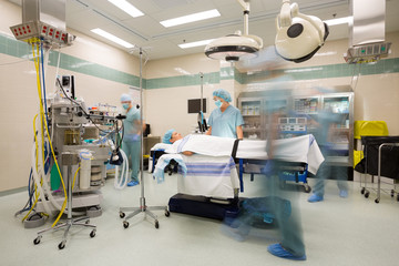 Operating Suite Preparation with Motion Blur