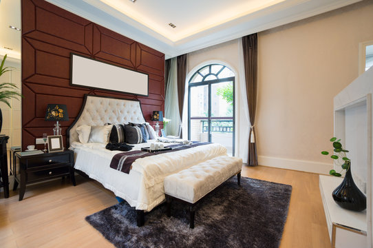 luxury comfortable bedroom