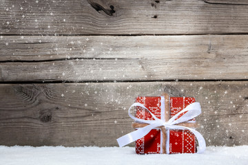 Weihnachten und Geschenk