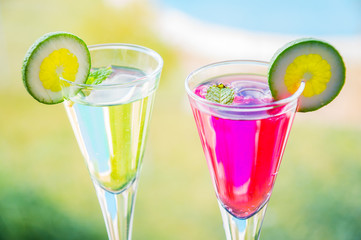 alcoholic cocktails composition