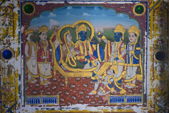 Decorated Haveli in Mandawa