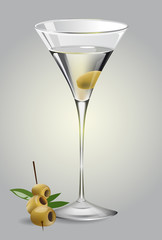 Glass of Martini