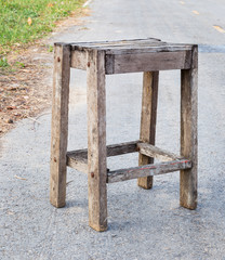 Old wooden chair