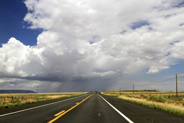 Fototapeta premium desert road, le Grand Canyon, Arizona