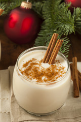 Homemade Festive Cinnamon Eggnog