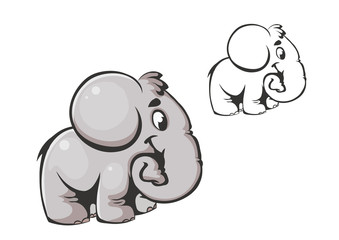cartoon elephant