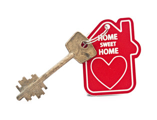 key with label home