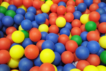 Fototapeta na wymiar plastic balls