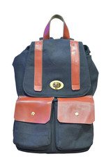 black rucksack