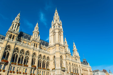 The City Hall of Vienna, Austria