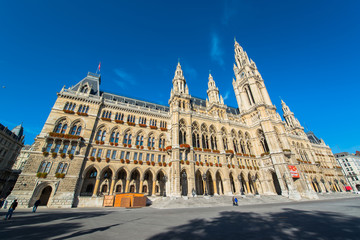 The City Hall of Vienna, Austria