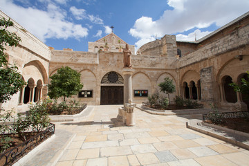 Fototapeta na wymiar Kościół św Katarzyny, Betlejem