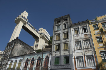 Lacerda elevator at Salvador in Bahia, Brazil