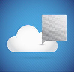 cloud computing communication concept
