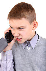 Boy talking on Cellphone