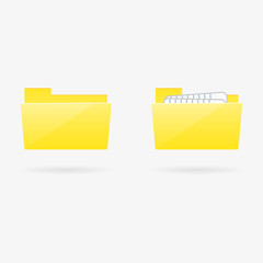 Vector folder icons