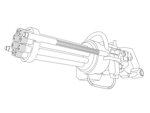 Steampunk Rotation Gun