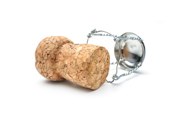Cork from champagne bottle