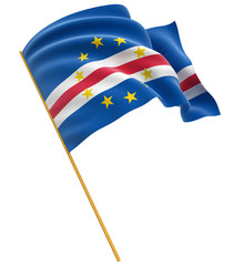 3D Cape Verde flag
