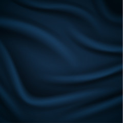 Smooth blue silky background - eps10