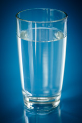water in a glass