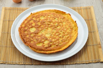Frittata nel piatto