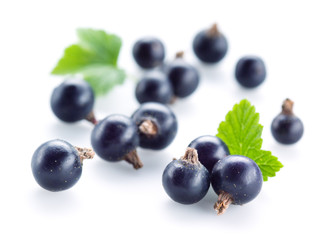 Black currant. Food background