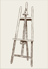 Staffelei Malstaffelei Künslterstaffelei Kunst Galerie