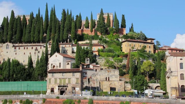 VERONA ITALY - Castello San Pietro