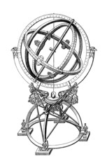 Fototapeta na wymiar Armillary Sphere - 16th century
