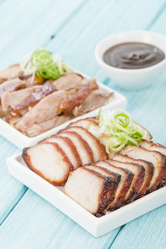 Char Siu Pork & Peking Duck - Traditional Chinese roasted meat