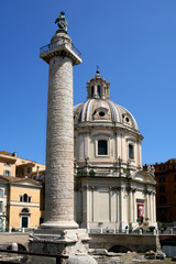 Fototapeta na wymiar Rzym Kolumna Trajana