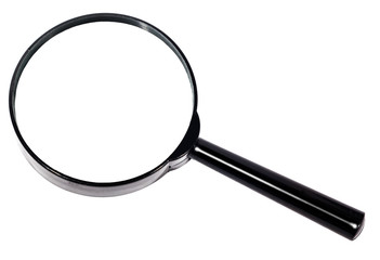 magnifier on an isolated