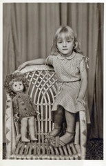 young girl - photo scan - about 1980