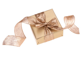 Luxurious gift isolated on white background