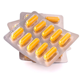 Medicament caplet blister