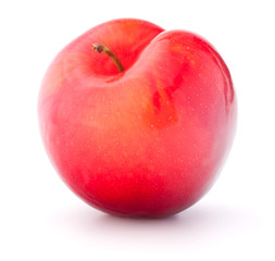 Sweet plum isolated on white background cutout