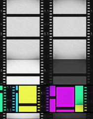 film strip background, texture