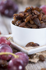 Raisins and Grapes