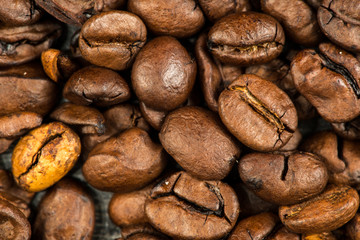 Coffee beans background