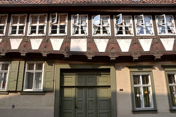 Obraz premium Fachwerkhaus in Quedlinburg