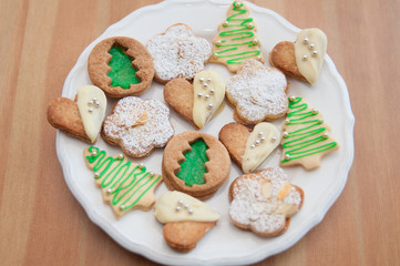 Gemischte Weihnachtsplätzchen