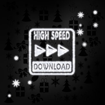 noble high speed download symbol with stars