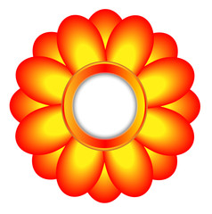 large flower, background  for a design